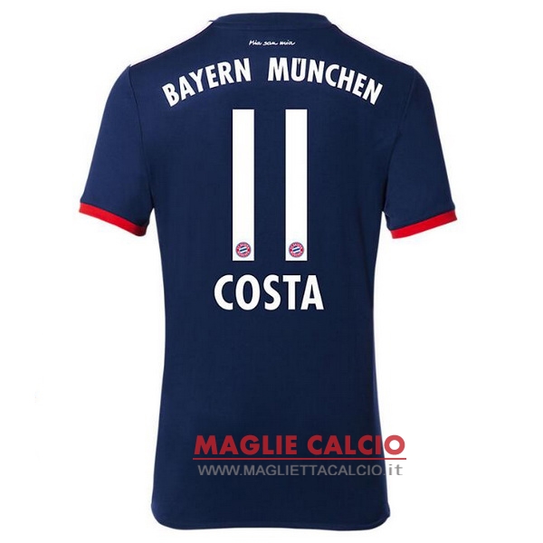 nuova maglietta bayern munich 2017-2018 costa 11 seconda